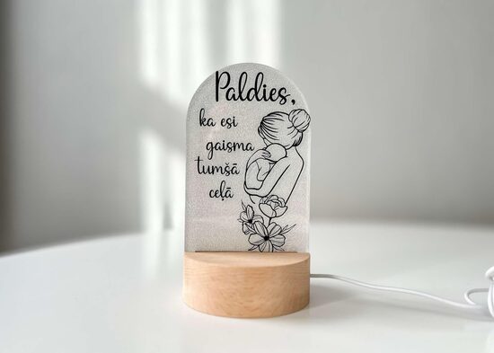 LAMPA - PALDIES, KA ESI GAISMA TUMŠĀ CEĻĀ