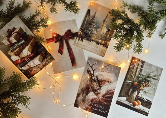 ZIEMASSVĒTKU KARTĪTES (10gb); komplekts nr2.